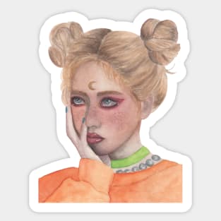 Hyuna watercolor Sticker